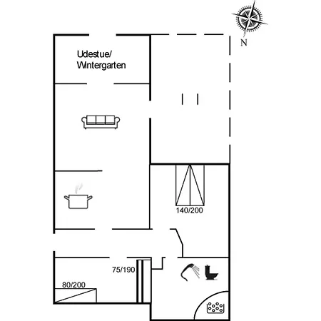 Siggi - 400m From The Sea In Ne Jutland By Interhome Holiday home Jerup